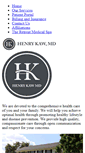 Mobile Screenshot of henrykawmd.com
