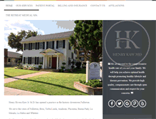 Tablet Screenshot of henrykawmd.com